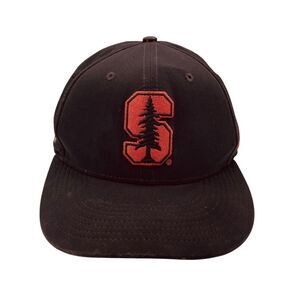Stanford Cardinal Hat Mens Fitted 7 1/4 Black Nike True Dri University College
